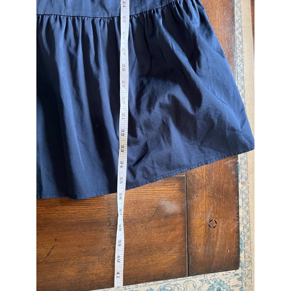 Elizabeth And James Embroidered Boho Dress Navy Blue Women's Large - Picture 10 of 10